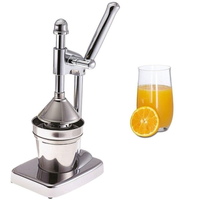 Spremiagrumi manuale  a leva  in acciaio  inossidabile -spremi agrumi arance limone professionale